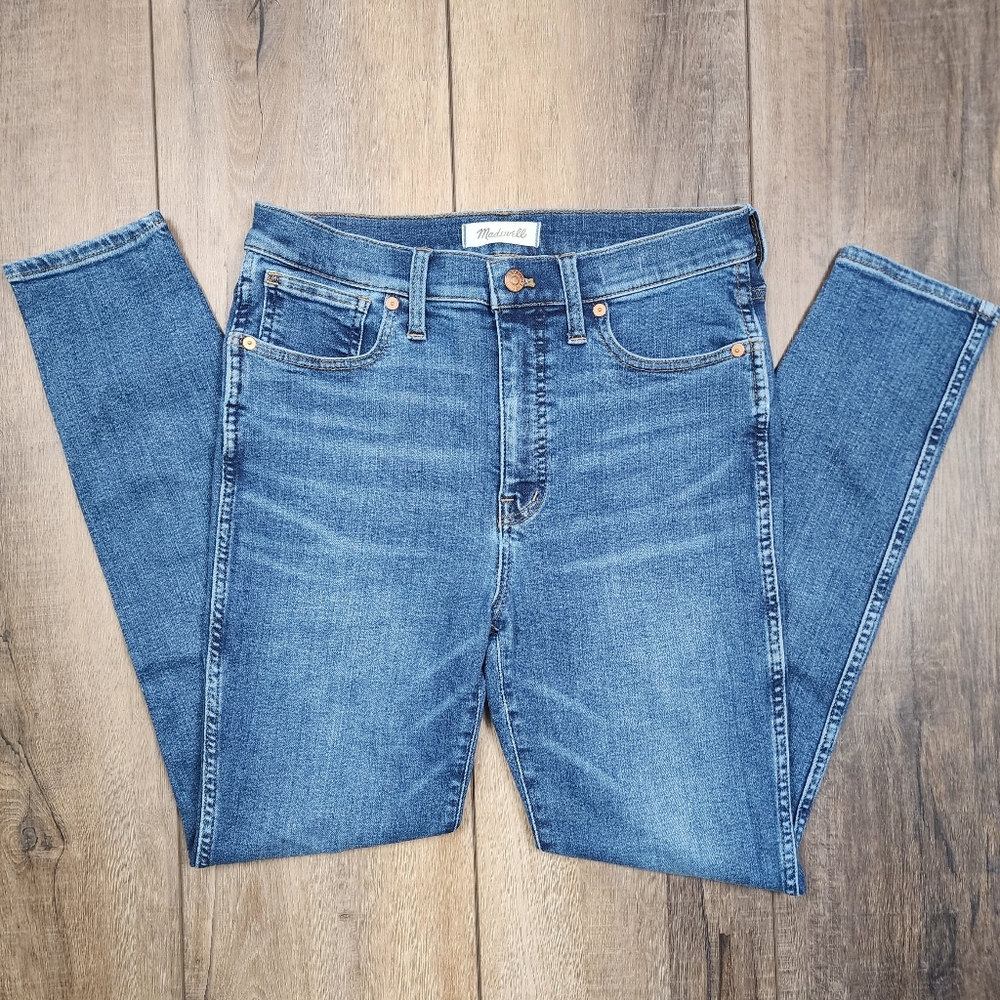 Madewell 10" High Rise Skinny Indigo/blue Size 29 EUC